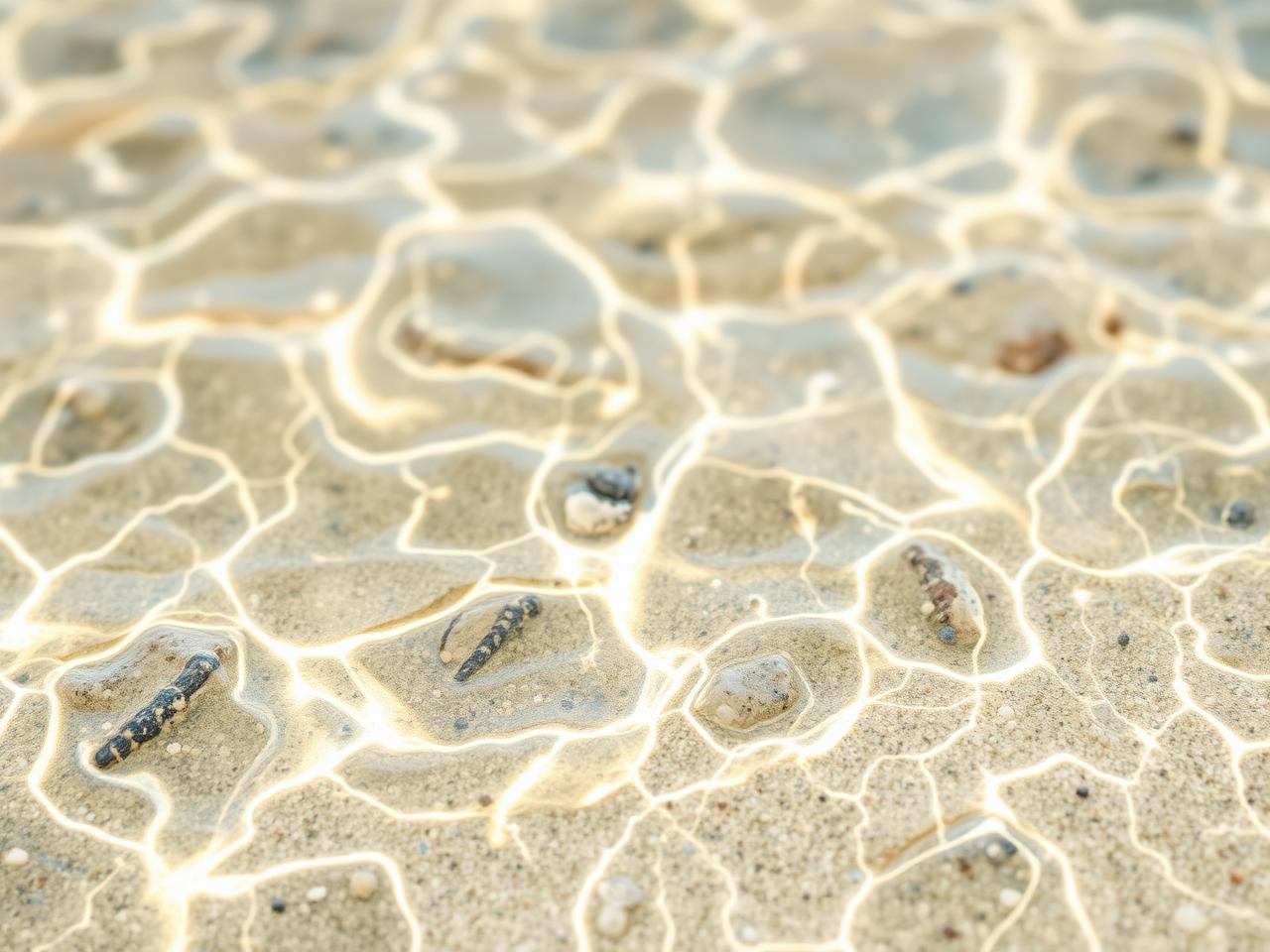 Xenia Beach — water clear as glass